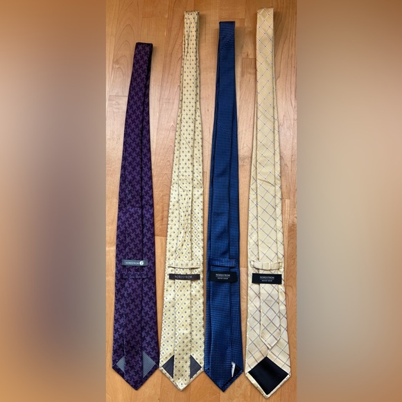 👔4️⃣ Bundle of 4 Nordstrom/ Nordstrom Men’s Shop Neckties/ Neck Ties—Standard - Picture 5 of 17